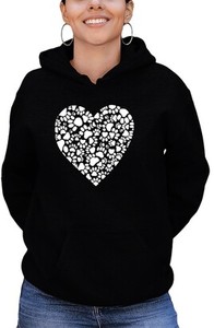 Sweat à capuche pour femmes, pull ample et décontracté, manches avec lettres imprimées - Product Image 4