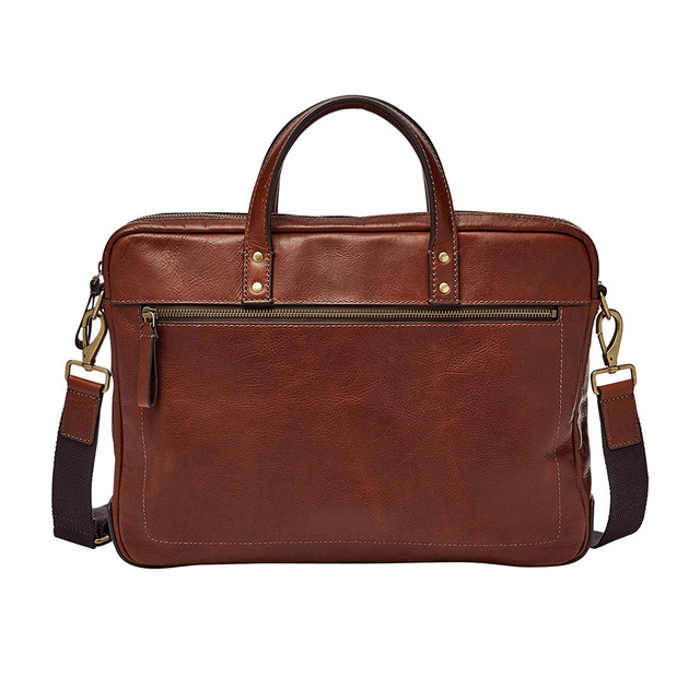 Direct Supply 2021 Best Selling Professional Large 100% Pure Leather Durable Laptop Briefcase Custom Design High Quality Office