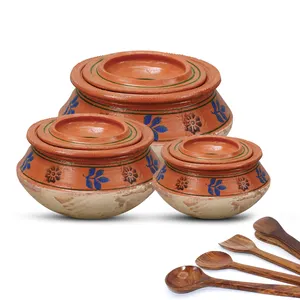 Natural Clay Handi Hot Sale Pakistani Chicken Biryani CLAY HANDI - Desi Style - Earthen Pots