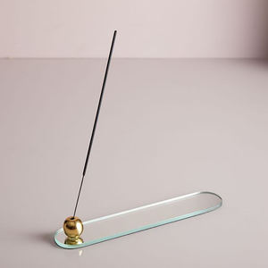ที่วางธูปโลหะรูปทรงลูกบอลและกระจก - Product Image 1