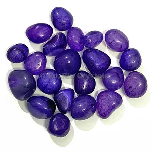 紫色玛瑙滚石的最佳价值: 出售紫色玛瑙滚石