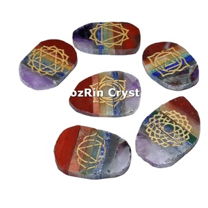 Engraved <b>Chakra</b> <b>Set</b> : <b>chakra</b> stones : seven <b>chakra</b> <b>set</b> - Product Image 3