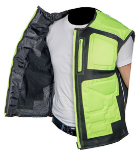 Chaleco de motorista personalizado para motociclistas, ropa clásica de piel de vaca de grano suave, Cordura, nueva moda de invierno - Product Image 5