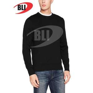 Spécialement fait qualité lourde 100% coton polaire pull col rond hommes pull chemise conceptions personnalisées impression OEM Service chemises - Product Image 3