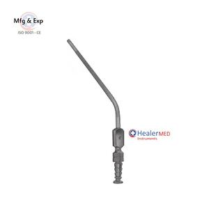 Tube d'aspiration en acier inoxydable Wasons Fergusson 4 mm - Instrument de chirurgie générale, l'outil de base des instruments chirurgicaux - Product Image 1