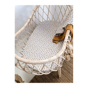 Super Soft Organic Cotton Bassinet Sheets - Product Image 1