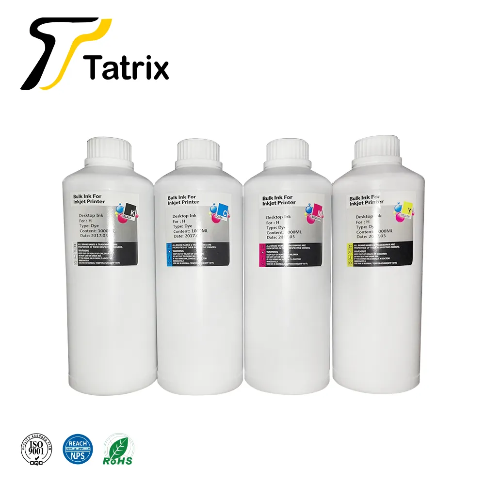 Tatrix 100ml 500ml 1000ml 20L 1L אוניברסלי בתפזורת צבע בקבוק צבע מילוי דיו עבור 1L הדפסה דיו טינטה para impresoras