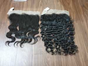 Vietnam Factory's Top Selling 28-Inch Frontal <b>Wigs</b> Best Quality Remy Hair Extensions Luxury Curl Style Good Price 100g Minh Hair - Product Image 3