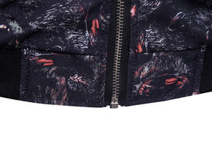 Veste universitaire à capuche en polaire doublée pour homme de haute qualité, logo personnalisé, style décontracté confortable, col montant, vente en gros - Product Image 6