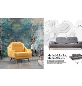 Conjunto de sofás de 3 plazas de tela moderna y moderna, almohadas incluidas, salón de lujo, sala de estar, Suite - Product Image 5
