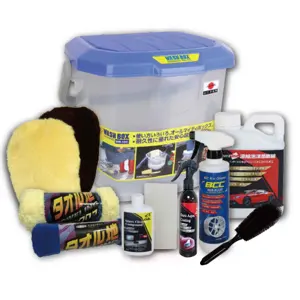 Custom Live Gemakkelijk Te Gebruiken 10 Stuks Doos Auto Cleaning Kit Detaillering Product Kits Auto Zorg Emmer Wassen Set Tool doos
