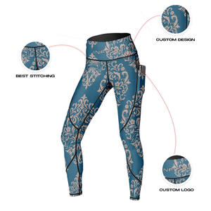 Pantalons de survêtement de haute qualité rétraction de l'abdomen lifting des fesses onesie Yoga Compression femmes Leggings - Product Image 5