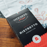   O'ccaffe Ristretto Capsules Compatibles en Aluminium Boîte de 10 capsules dans un carton pour café