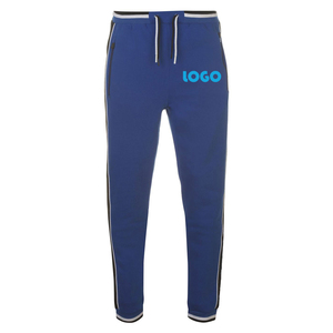Pantalon de survêtement personnalisé pour hommes pantalon de sport d'entraînement de fitness solide et chaud avec tissu de coton de gymnastique extensible à taille haute style décontracté - Product Image 1