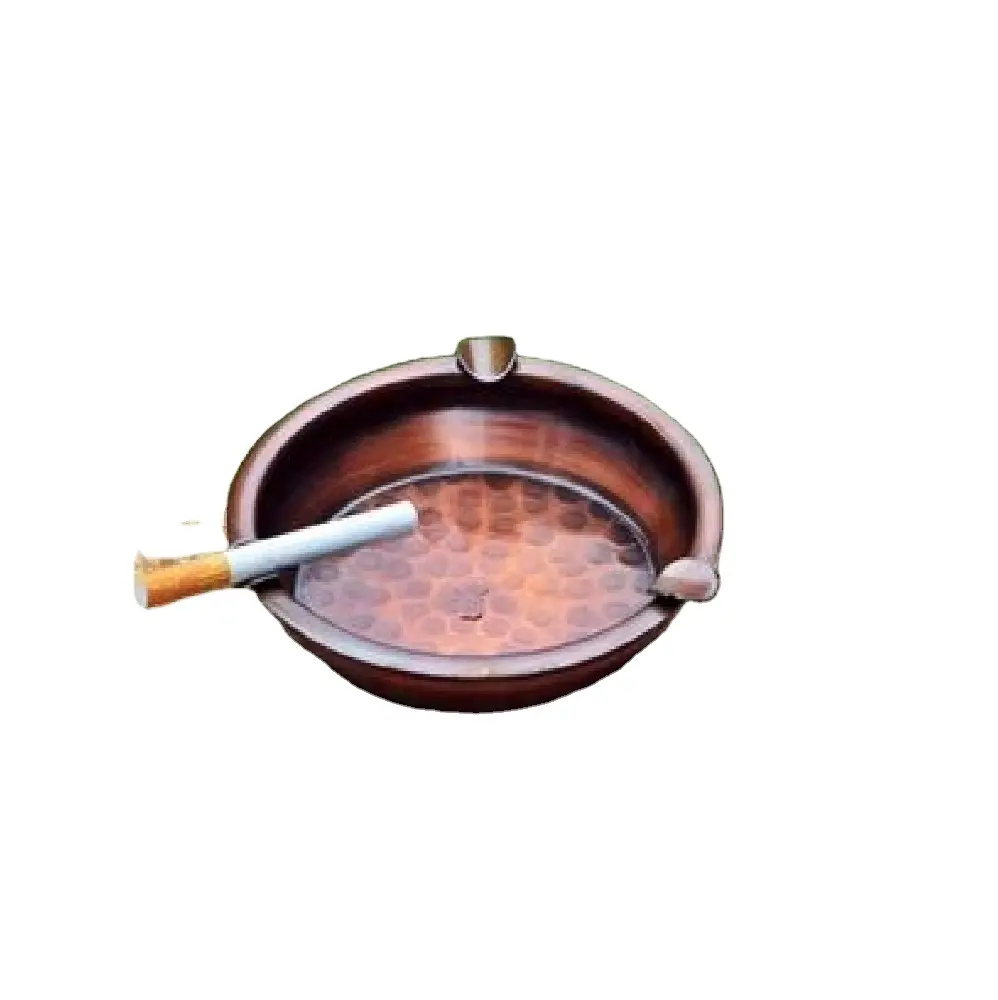 Cenicero de cobre clásico Vintage para bares de restaurantes en casa y embalaje de regalo personalizado y de oficina disponible a un precio razonable