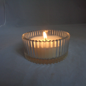 Vela Aromática de Cera de Soya Caro en Vaso de Vidrio Gris Claro, Decoración para el Hogar, Origen Vietnam - Product Image 4