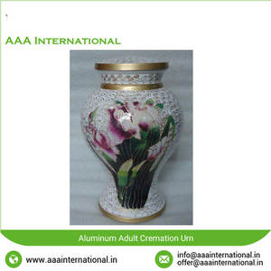 Urnas de cremación de arte chino para adultos, Material de latón Cloisonne, gran demanda, al mejor precio del mercado - Product Image 6