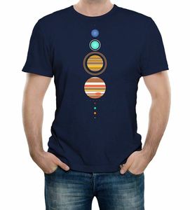 Camisetas con estampado de Sistema Solar para hombre, camisas con estilo para todas las ocasiones con impresión personalizada y marca, también disponibles en diferentes colores - Product Image 6