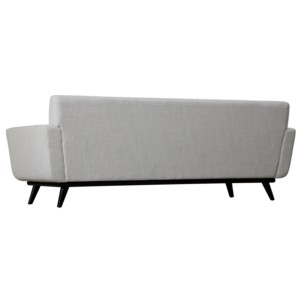 โซฟาผ้าสไตล์สแกนดิเนเวียนสมัยใหม่แบบสามที่นั่ง พนักพิงแบบ Tufted เฟอร์นิเจอร์ห้องนั่งเล่น ดีไซน์ Midcentury Modern แขนตรง - Product Image 4