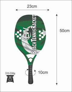 Raquetas de Tenis Playa Personalizadas, Raqueta de Padel con Cara de Carbono y Vidrio, Peso 310-330g, Logotipos Personalizados, Combinaciones de Colores - Product Image 2