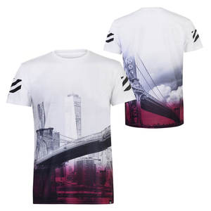 Camiseta de algodón 100% con impresión de pantalla de sublimación, camiseta personalizada de poliéster de alta calidad, camiseta 3D - Product Image 4