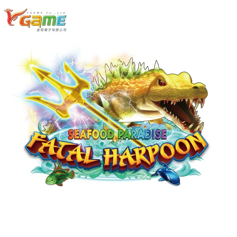 Cash Cow-Zeevruchtenparadijs Fatale Harpoen-Vis Tafel Schieten Spel Bord Tafel Vgame Shooter Volwassen Bonus Fish Game Software