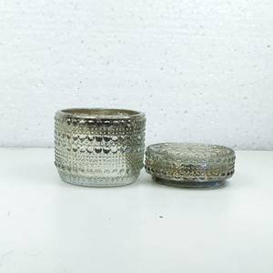 Pots à bougies en verre dépoli, finition dorée, avec couvercle en métal et poignée d'oiseaux, nouveau Design, pour votre maison, pièces - Product Image 3