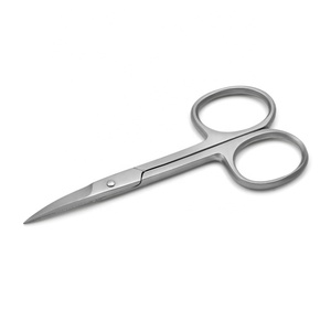 Ciseaux de manucure de qualité professionnelle OEM Ciseaux à ongles en acier inoxydable de qualité supérieure Lame courbée et tranchante Outil de beauté pour marque privée - Product Image 2
