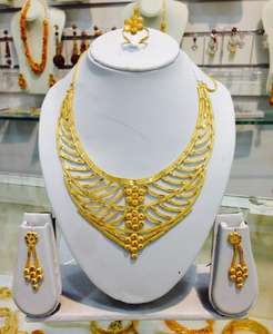 Personalizado 18K oro estilo Vintage collares pulseras moda mujer joyería encantos exportados a granel India bodas perla - Product Image 3