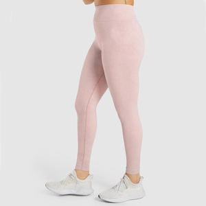 Venta al por mayor de mallas de entrenamiento de cintura alta sin costuras bolsillo personalizado malla de compresión para deporte gimnasio Yoga transpirable de punto casual - Product Image 6