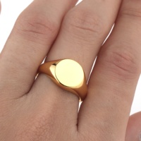 Silbers chmuck 925 Sterling platini ert Gravierter Silber ring Vergoldeter Ring Siegelring 925 Silbers chmuck