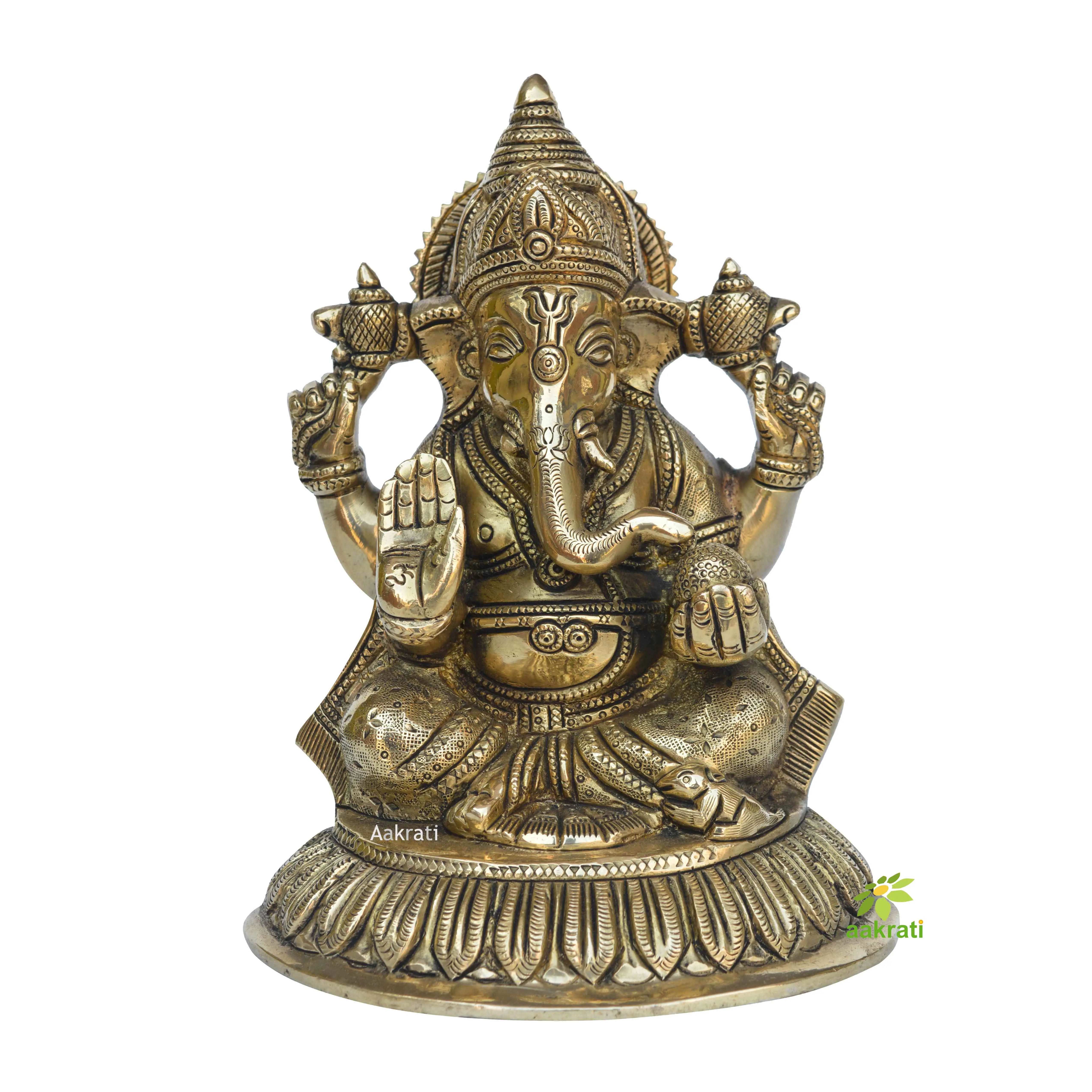 Tượng Ganesh Tượng Thần Voi Hindu, Tượng Ganpati Trong Đồ Cổ Đã Hoàn Thiện