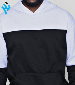 Huzaima — sweat à capuche pour hommes, à manches longues, Logo personnalisé imprimé brodé, de haute qualité, vente en gros, à la mode - Product Image 4