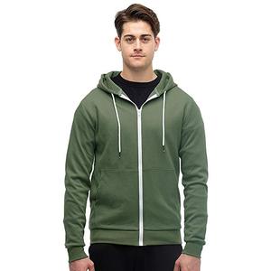 Venta al por mayor liso 100% poliéster sudaderas con cremallera para Hombre Sudaderas con cremallera Sudadera con capucha de algodón para hombre Sudadera con capucha elegante para hombre - Product Image 6