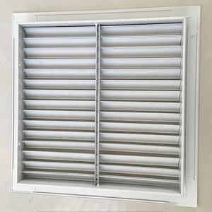 Rejilla de Ventilación de Retorno de Aire de Aluminio con Núcleo Fijo para HVAC, Diseño de Media Chevron - Product Image 2