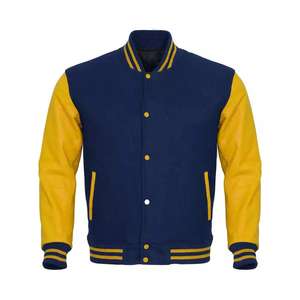 Chaqueta Varsity para Hombre, Transpirable, con Logotipo Personalizado OEM, Estilo Hip-Hop Urbano, con Tallas Grandes para Invierno - Product Image 3