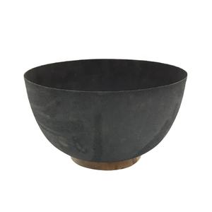 Vente en gros de vaisselle en aluminium design moderne en vrac faite à la main F354 laiton finition EPL couleur or bol à fruits bol de service en métal - Product Image 3