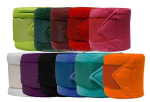 Best Manufacturer High Quality Soft <b>Fleece</b> Polar <b>Fleece</b> Horse Leg Bandage Heavy 280 GSM <b>Fleece</b> Oem logo Model Design - Product Image 4