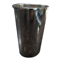 Verre en acier inoxydable Offre Spéciale, tasse de cuisine en métal à l'intérieur caractéristique fond d'acheteur Commercial matériau écologique origine inde