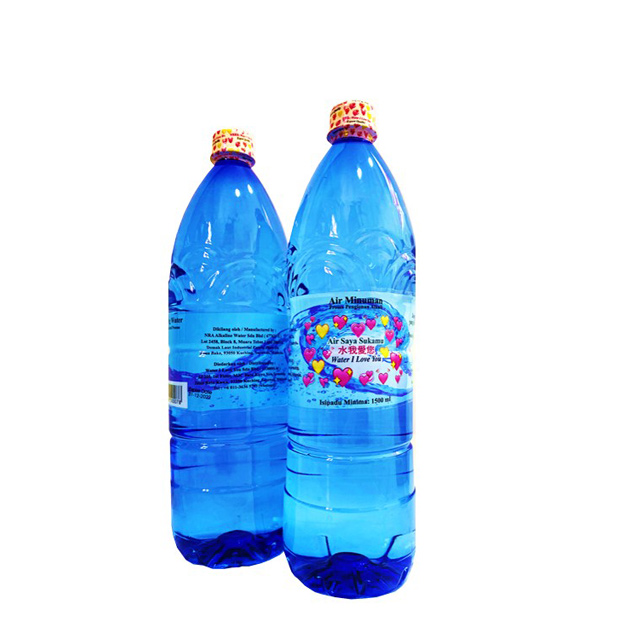 Top Quality Malaysia Halal Certificate Health Drink Ultrasonic Alkaline Ionized Mineral Water 1500ml 60 Bottles
