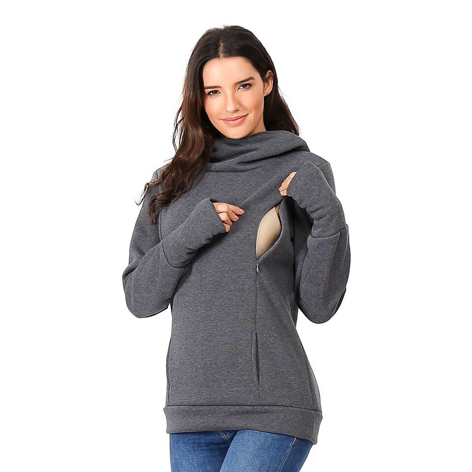 Breastfeeding Hoodies Comfort and Style for New Mums