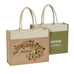 Sac de shopping en jute personnalisable OEM à des fins promotionnelles - Product Image 2