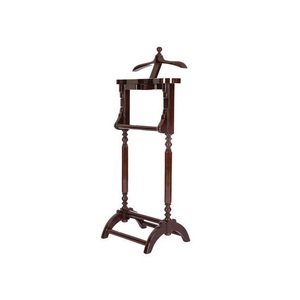 <b>Wood</b> <b>Coat</b> <b>Hanger</b> Stand With Shoulders for Hanging Jackets and Shirts Garments Hanging Stand Rack - Product Image 1