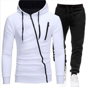 Vêtements de sport confortables en polyester 100% pour hommes, survêtement, ensemble d'exercices, hauts imprimés, pantalons de jogging, survêtement - Product Image 4