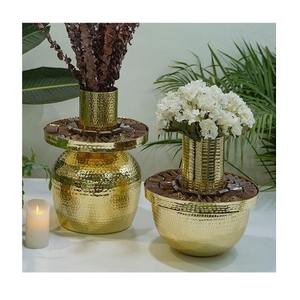 Handmade 3 Tier Gold Metal <b>Sweet</b> Server Premium Quality Metal Chocolate Server at Competitive Price - Product Image 2