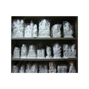 ที่สวยงามสีขาวหินอ่อนฮินดูพระเจ้ารูปปั้น - Product Image 1