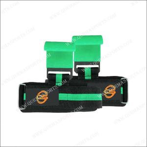 Sangles de musculation robustes et respirantes en néoprène, réglables, antidérapantes, avec crochets automatiques pour l'entraînement en salle de sport – Vente en gros - Product Image 3