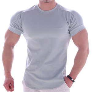 Nouvelle mode de vêtements de sport de fitness Service OEM haute qualité T-shirt de fitness à manches courtes et col rond pour hommes - Product Image 5