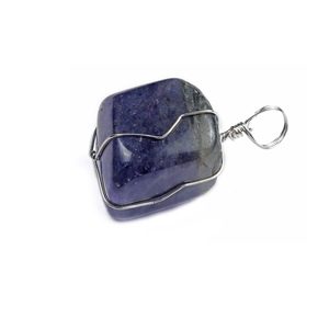 Colgante de envoltura de alambre de jaspe Elegante a bajo precio | Compre colgante de envoltura de alambre de jaspe elegante - Product Image 1