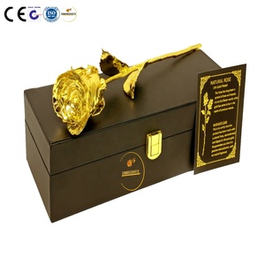 กล่องของขวัญชุบทอง24K แท้ในกล่องของขวัญสำหรับคริสต์มาสฮาโลวีนสำเร็จการศึกษาวันอีสเตอร์วันเกิดวันแม่ - Product Image 3